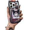 Kuromi Stand Phone Case for Apple 11 - Black
