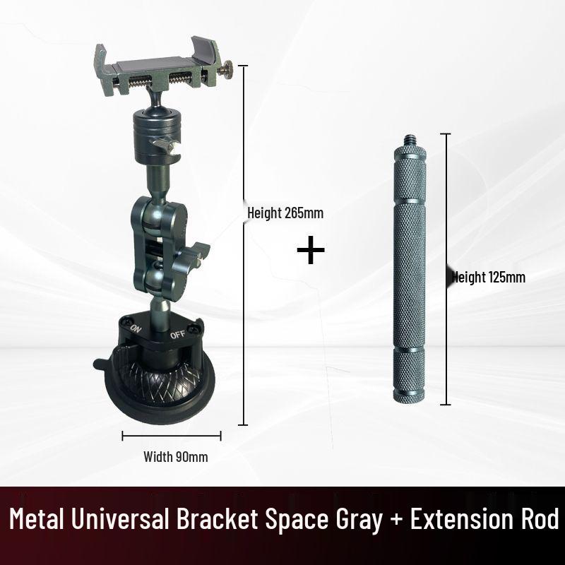 Anti-Shake Suction Cup Phone Holder for Car and Sports Live Streaming