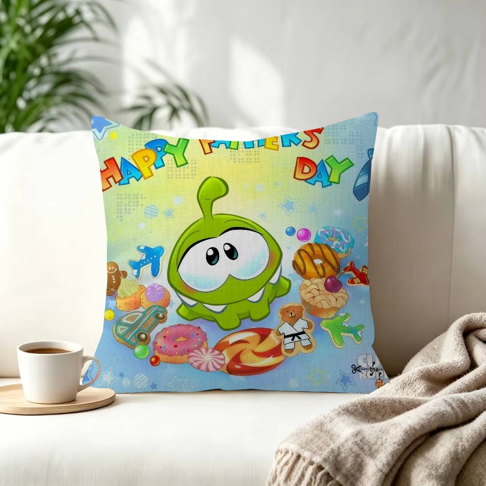 Anime ooOm fun Nom Stories  Trendystyle decorative throw pillow cover insert not included fauxembroidery design