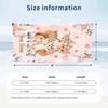 Floral Garden Theme Beach Towel Personalized Custom Name & Text Soft Quick Dry Beach Towel for Swimming Travel