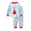 Christmas Children Autumn Pajamas Set Multiple Patterns Cotton Blend Clothing