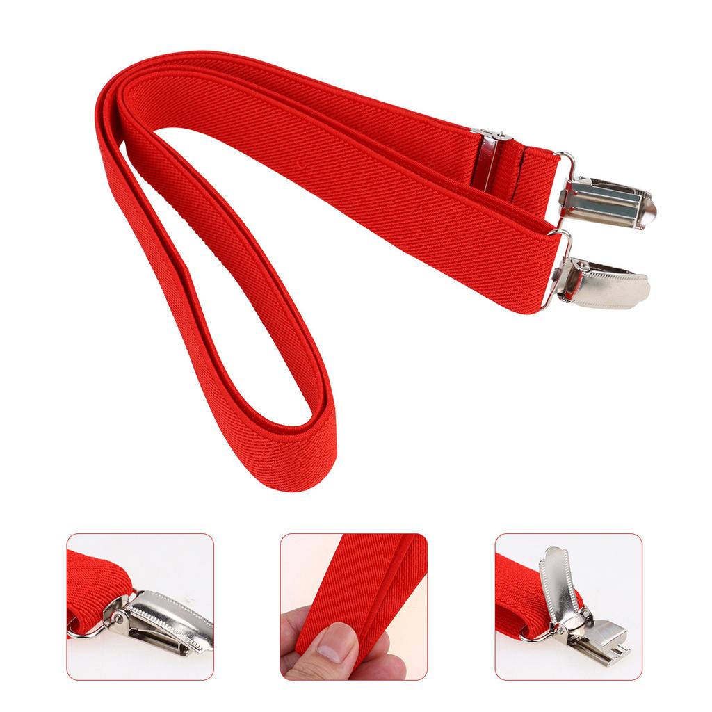 2pcs Children Adjustable Elastic Gloves Catcher Glove Clip Holder For Outdoor Winter Sports Mittens Clip Hat Hanger Red