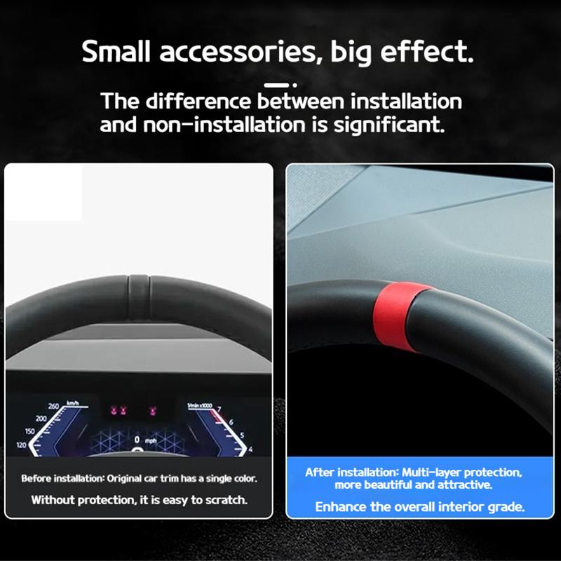 For BMW 3 5 Series G20 G60 X3 X5 G45 G05 Car Steering Wheel Alignment Sticker Center Line Interior Sticker Interior Accessories