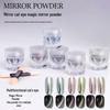 Purple Silver Cat Eye Moonlight Magnetic Mirror Powder for Nail Art