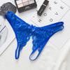 Sexy Women's Panties Lace Transparent Seamless Open Crotch Gear Sexy Hot Hollow Thong Low Waist Erotic Underwear