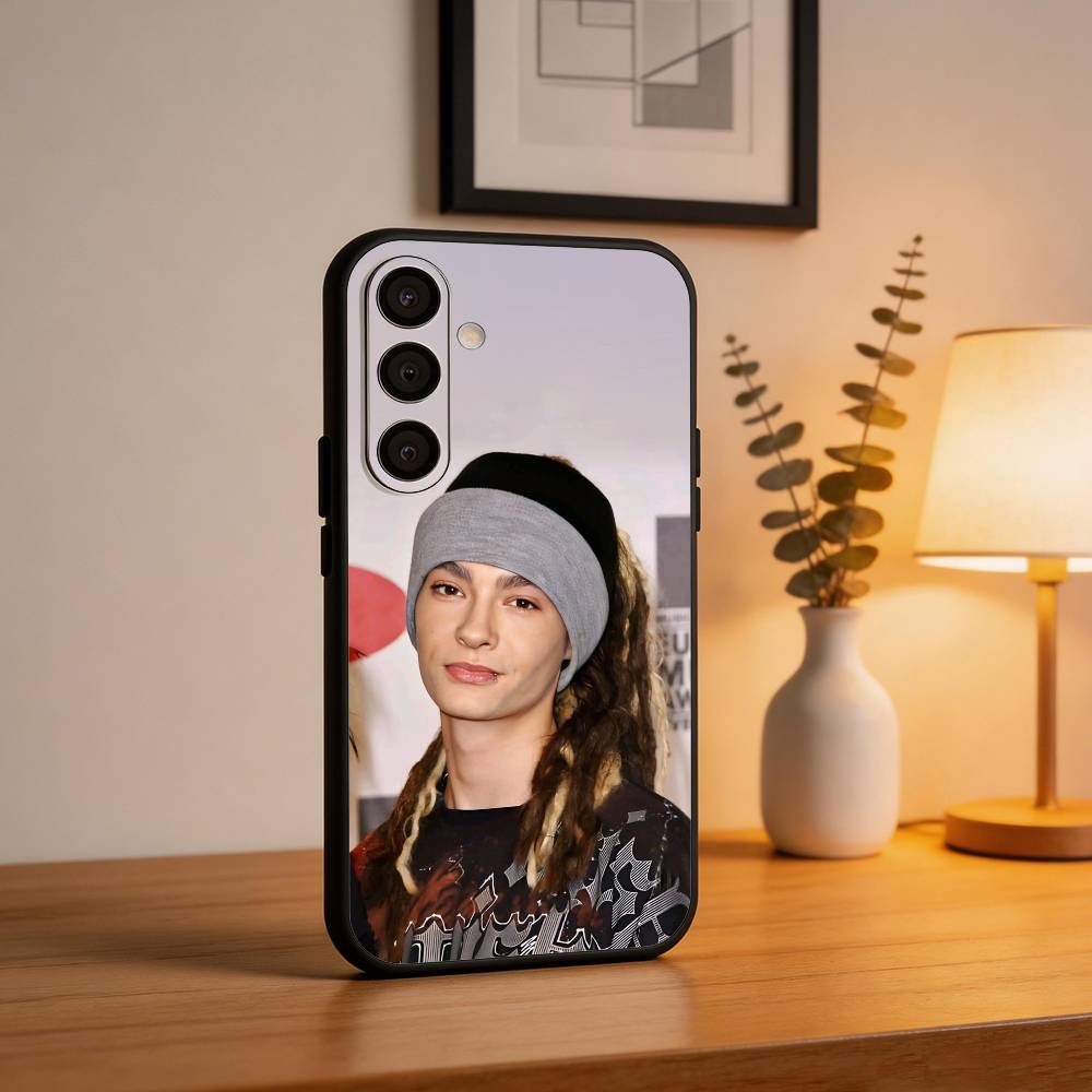T-Tom B-Bill Kaulitz Singer Phone Case For Samsung A73,72,71,53,52,51,22,91,80, Soft Black Cover