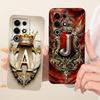 For Itel S25 Ultra Case S686LN Luxury Initial Letter Soft Silicone Shockproof TPU Cover For Itel S25 S685LN Funda S25Ultra Coque