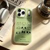 Nine Grid Dog Face Applies To Vivo Millet Oppo Huawei Pura Matte Mobile Phone Case Ins Apple 17/16pro