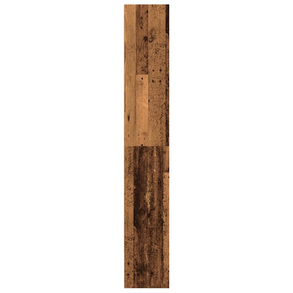Bookshelf Reclaimed Wood Look 80x30x189 cm Engineered Wood