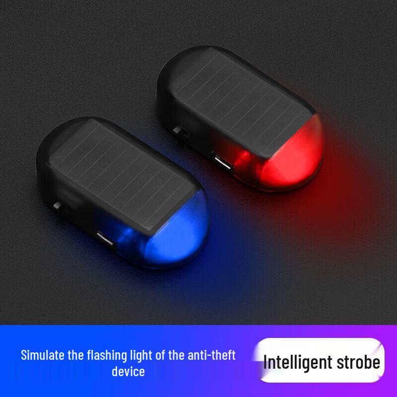 Solar Powered Car Anti-Theft Warning Light