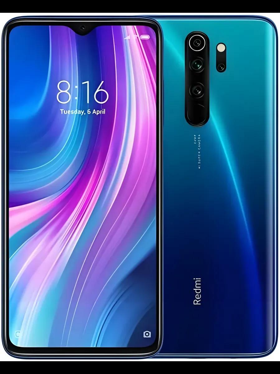 

Оригинальный Xiaomi Redmi Note 8 Pro 8 ГБ 128 ГБ 4G Смартфон NFC Android Сотовые телефоны Мобильный телефон Две SIM-карты Мобильный телефон Глобальная прошивка 6GB 64GB синий