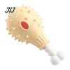 Food Leakage Puzzle Toys Dog Treat Dispenser Toy, Spiky Chicken Leg Chew Rubber Interactive Play for Boredom Feeder Aggressive Chewers, Dental