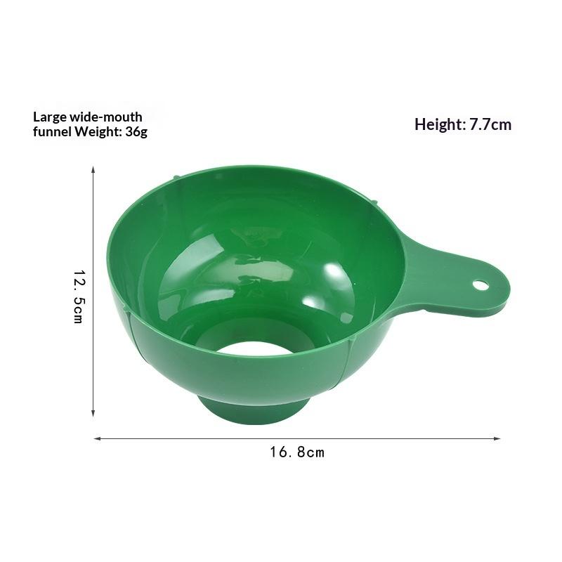 Set da 2 Pezzi Imbuto ad Ampia Bocca di Alta Gamma in Plastica Popolare per Condimenti per Insalate Liquidi Strumenti Ampi Gadget Imbuto a Bocca Cucina Filtro per Conserve
