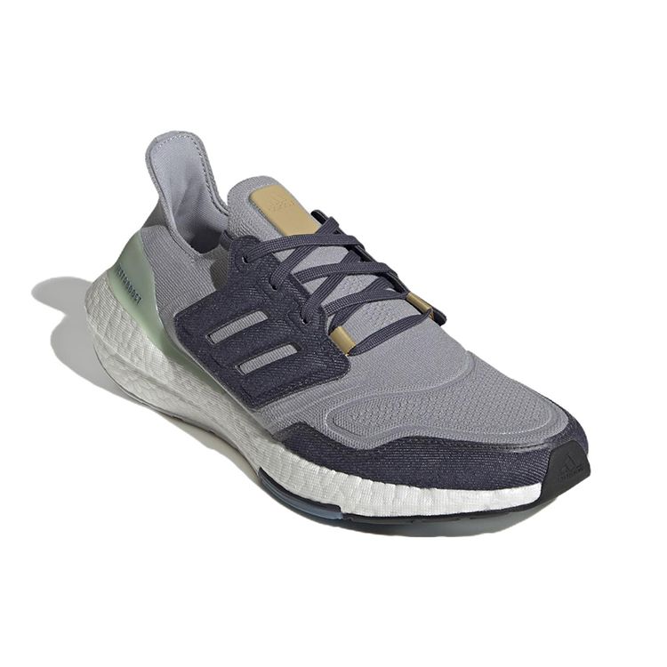 adidas Sneakers UltraBoost 22 Argento Halo Uomo Blu Ombra Verde Lino GX9158
