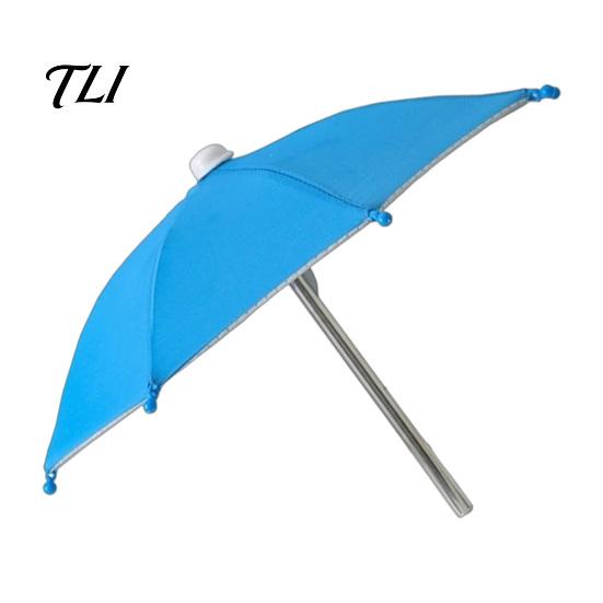 Beach Phone Accessories Umbrella with Suction Cup, UV Protection Mini Cellphone Umbrella, Universal Mobile Holder for Travel Outdoor Sun Shield