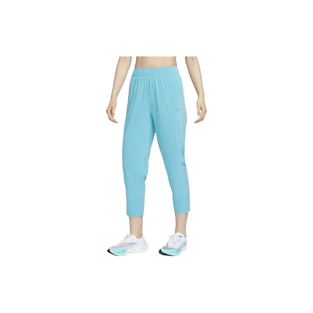 Nike Breathable Fashion Knitted Running Fitness Pants Women Pants Denim-Blue Green FB7030464