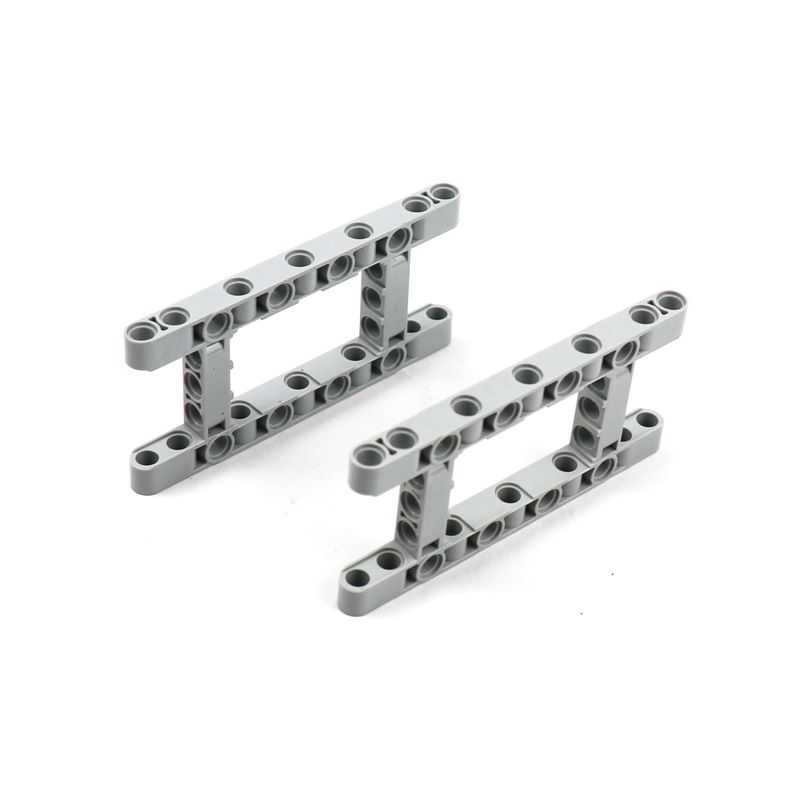 10PCS MOC Technical Framed Building Block Parts Creative Kids Toys Technical Beam 5x11 Open Center Frame Thick 64178