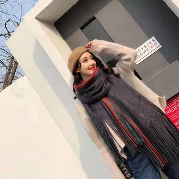 Scarf for Women Plaid Scarves Winter Warm Oversized Pashmina Tartan Scarves