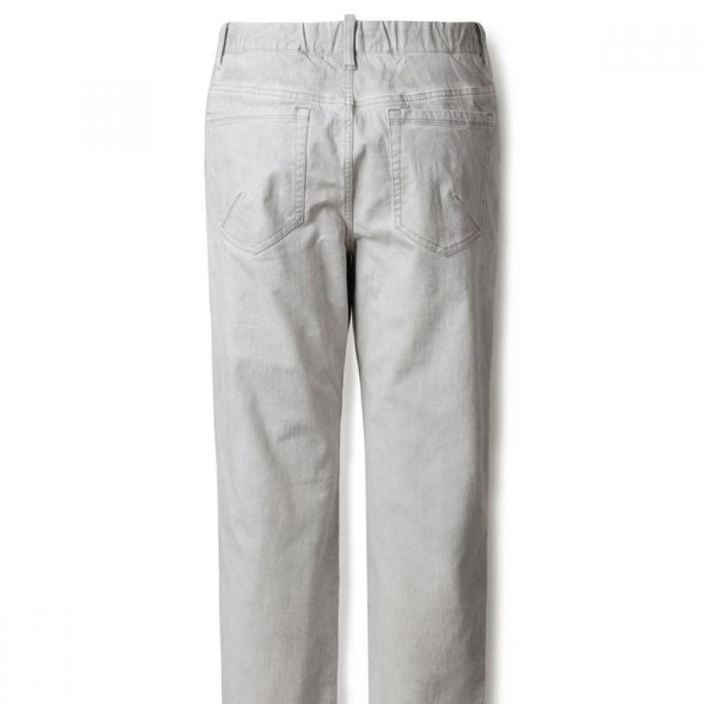 Kremowe Luźne Spodnie Jeansowe Lunadying Sapdm25512ivx