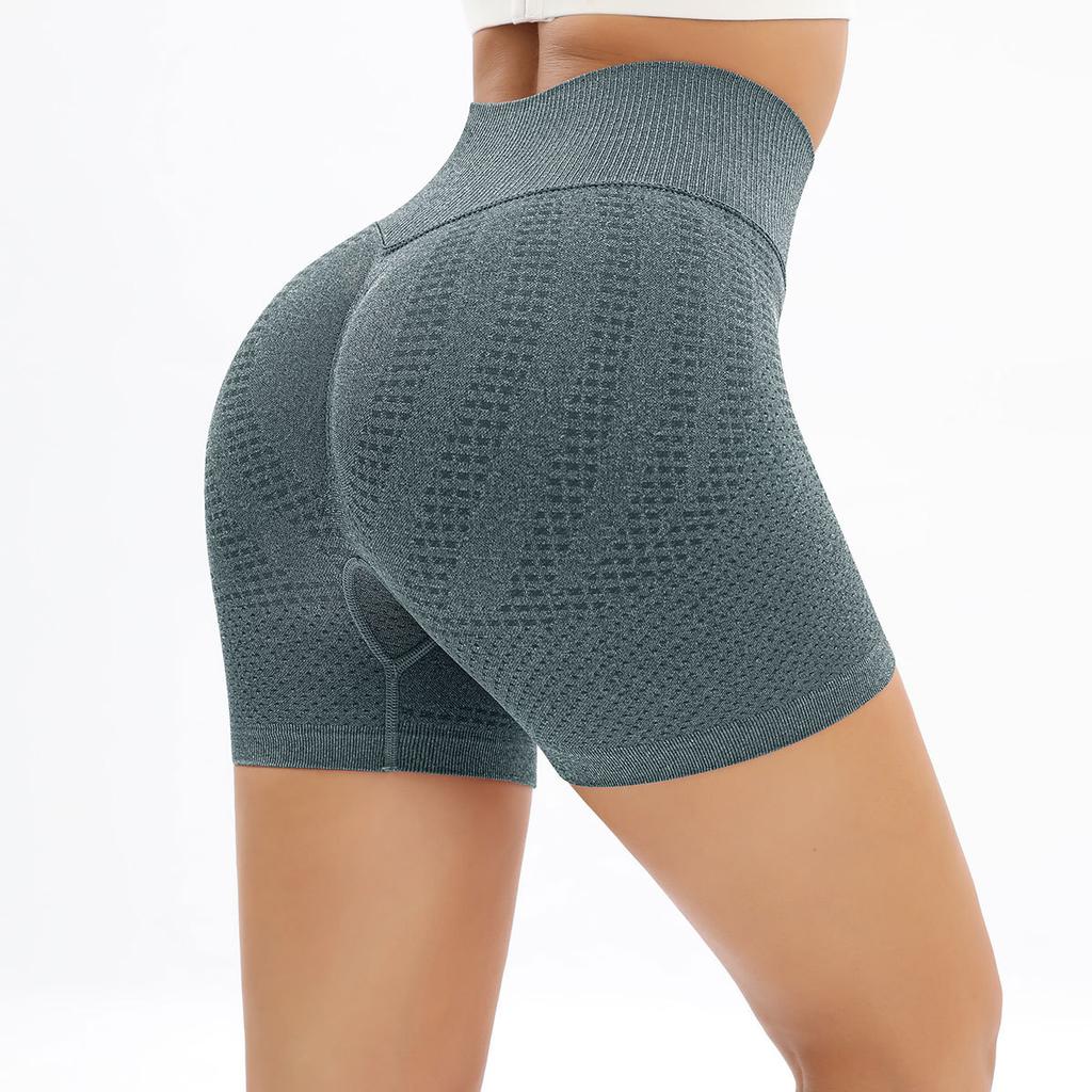 Bezešvé Booty Yoga šortky s vysokým pasem Booty Lifting Push Up Amplify šortky Ženy Gym Bag Legíny Bag Workout Fitness šortky