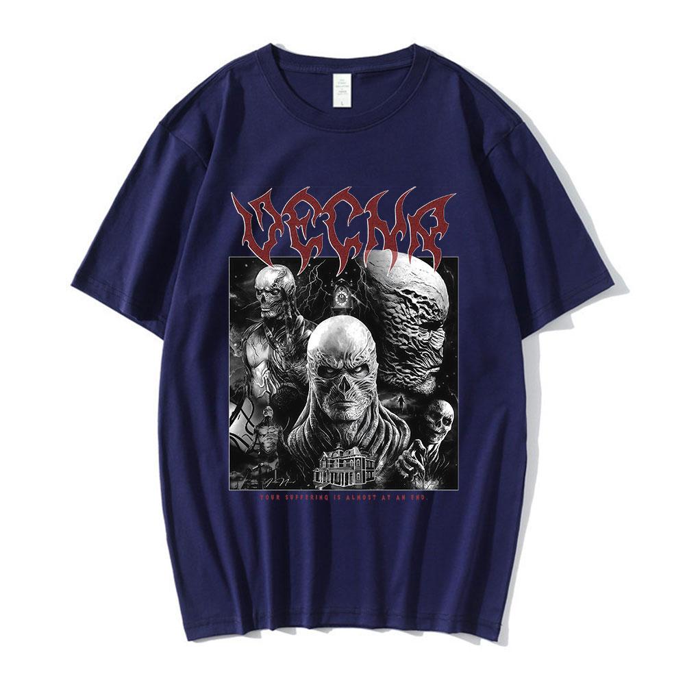 Eddie Munson Summer Printed Tshirt Fashion Casual Cotton Tshirt Y2K Street Clothing Men Women Tshirt Hotselling