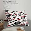 3pcs Fashion Makeup Bedding Sets 3D Printed Cosmetic Pattern Duvet Cover Sets With Pillowcases No Filling