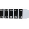 20pcs Forehead Thermometer Strips Reusable Fever Thermometer Strip Temperature Strip