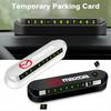 Car Styling Temporary Parking Card Phone Number Card Plate Telephone Number For 3 6 CX5 2 CX3 CX9 MX5 RX8 Axela Demio MS CX5 Axela Demio Atenza