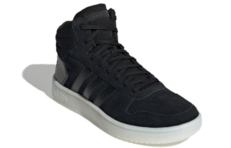 Adidas Hoops 2.0 Mid 'Black White' Women's EE7893
