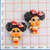 Cartoon Clown Doll Resin Accessories: Cute Handmade Ornaments for Hair Clips, Refrigerator Magnets, and Phone Cases