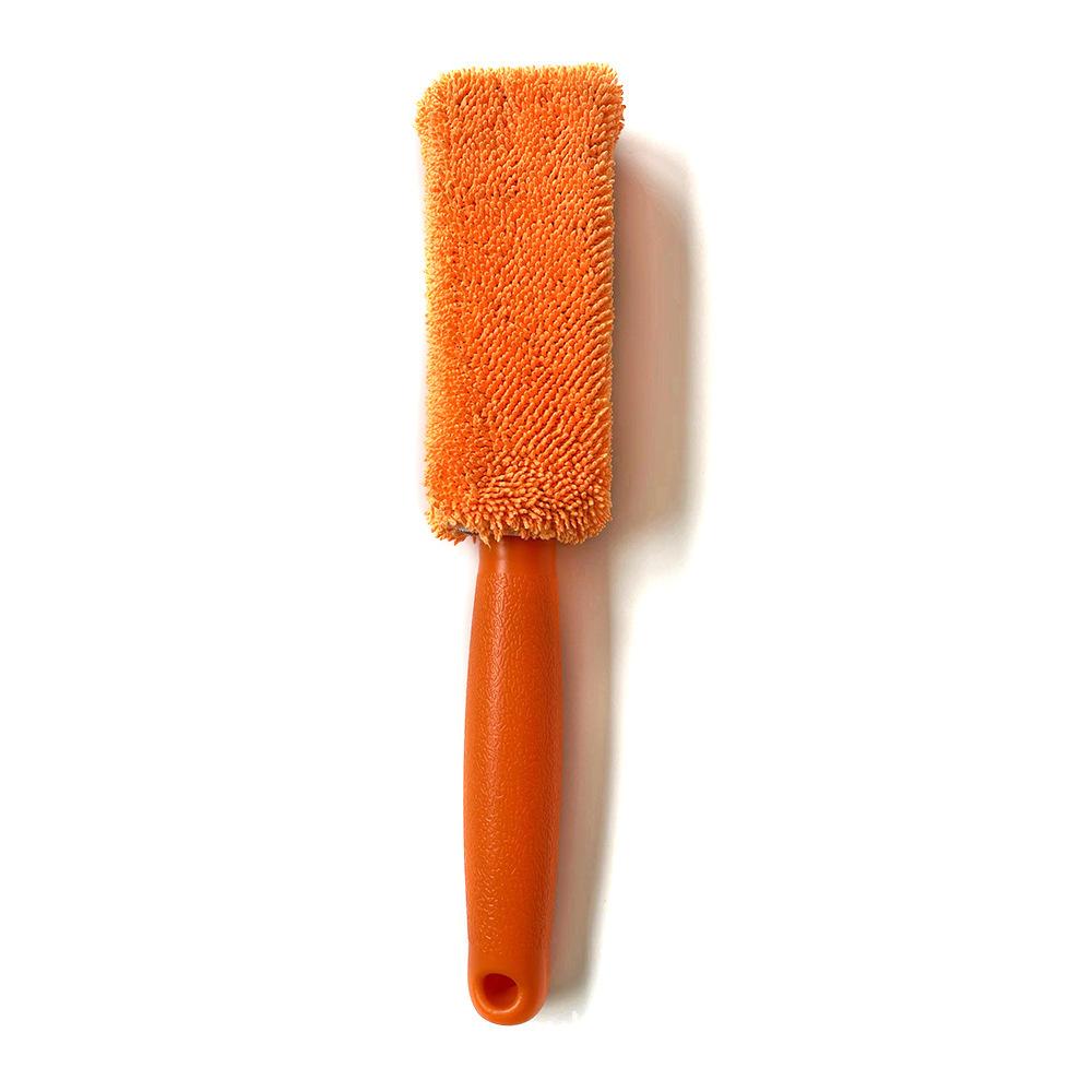 Tragbare Autowaschbürste, leichtes Felgenreinigungswerkzeug aus Polyester für effiziente Autopflege, Radpflegezubehör, Autowaschausrüstung