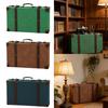 Antique Suitcase Decorative Storage Box Ornaments Old Fashion Chests Luggage Case
