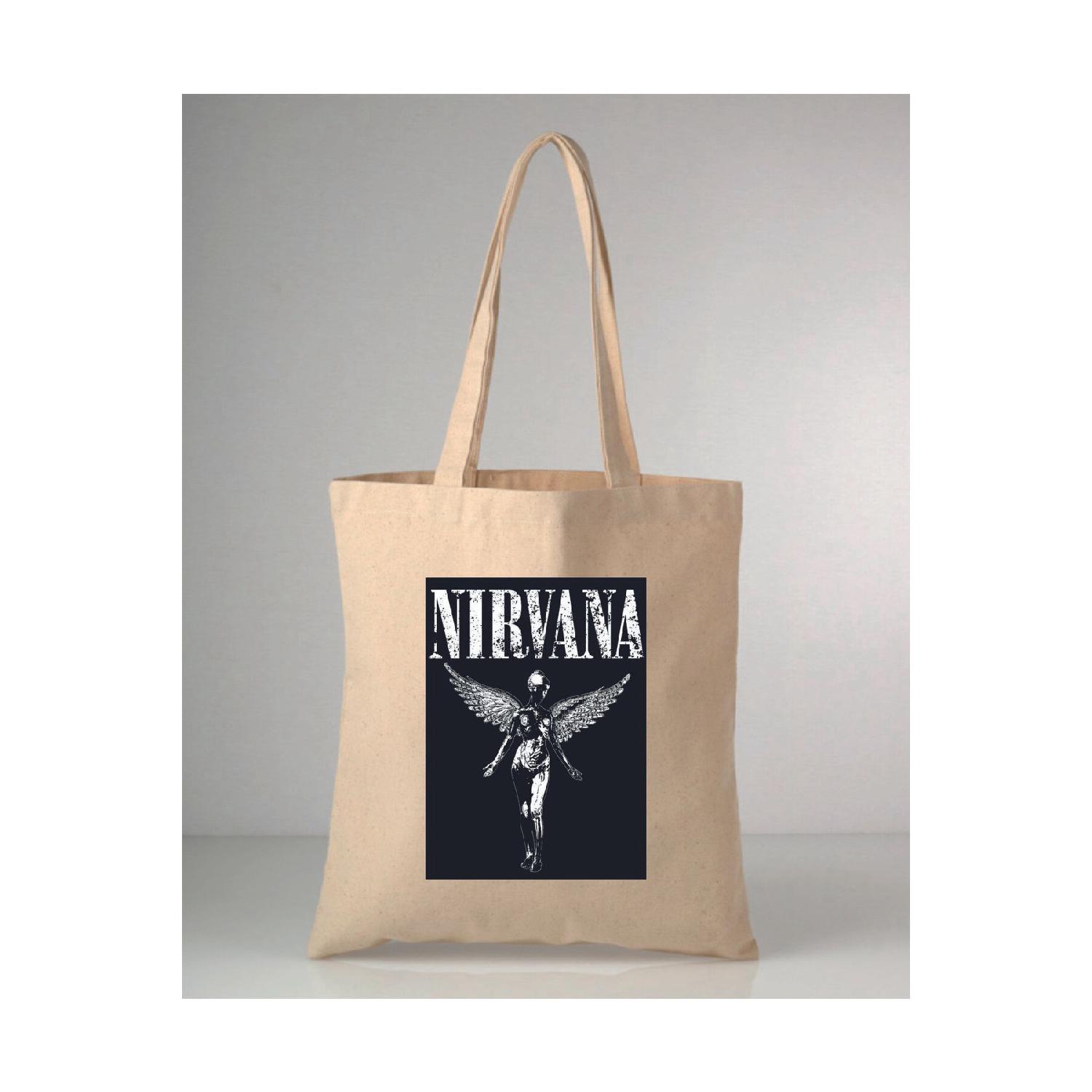 

Legends Series Rock Music-5 Printed 35x40 Cm Raw Cloth Shoulder Bag 35 x 39 экрю