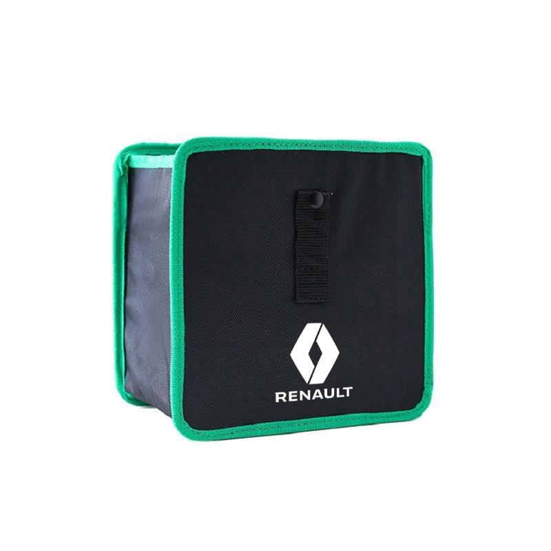 Foldable Car Storage Organizer Hanging Trash Can For Renault Megane RS N Clio ZOE Captur Twingo Kangoo Auto Interior Accessories