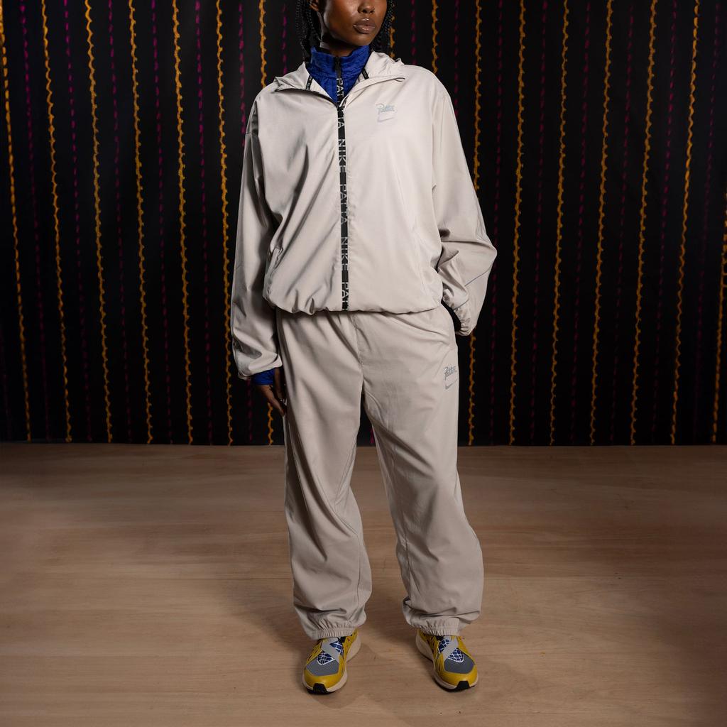 Nike X Patta Running Team Full-Zip Jacket Sandrift/Cream Unisex Streetwear FJ3087-126