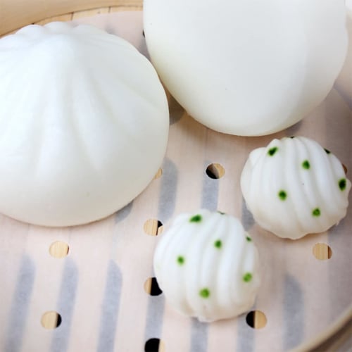 Fantasyon Steamer Sheets, Pack of 100, 18cm Diameter, for Chinese Steamers, Desserts, Dim Sum, and Steamers, Perforated Round Disposable Parchment Pap