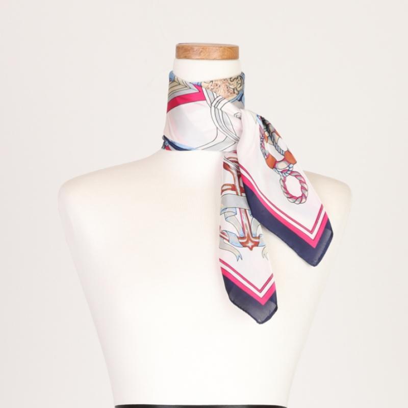 Shop Marine Silk Peeling Scarf Black Lmd Wsc 0377