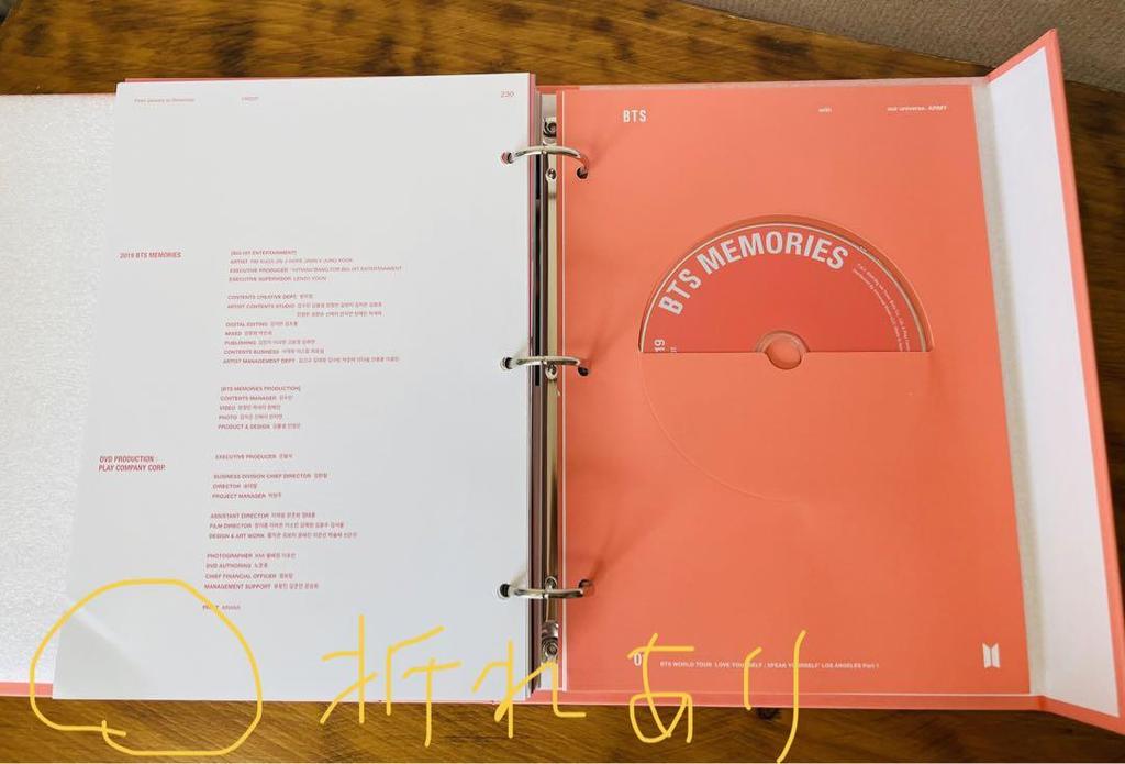 [USED] DVD with Japanese subtitles BTS MEMORIES OF 2019
