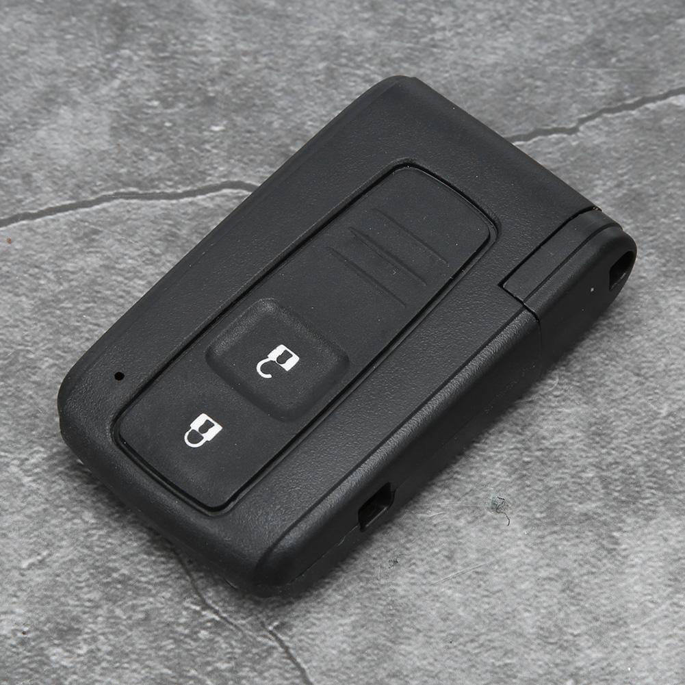2 Buttons Car Key Fob Case Cover Remote Key Shell with Key Embryo Fit for Toyota Prius