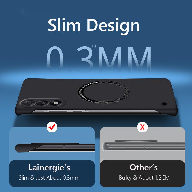 Frameless Magnetic For Magsafe Slim Case For OnePlus Nord 5 Nord5 CE5 5G Wireless Charging Hard Back Cover