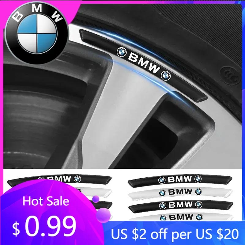 BAGE7 Car Sticker Hot 4pcs Aluminum Car Badge Styling Wheel Hub Rims Decor Stickers For BMW M Performance E36 E60 E90 X2 X1 X3 X5 E46