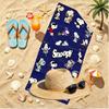 Snoopy Print Beach Towel, Versatile Lightweight Absorbent Beach Towel for Pool Surf Yoga Bathroom, Perfect Birthday Holiday Gift