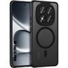 Case for Xiaomi Redmi Note 15 Pro 4G - Shockproof with Magnetic Circle Camera Protection - Black