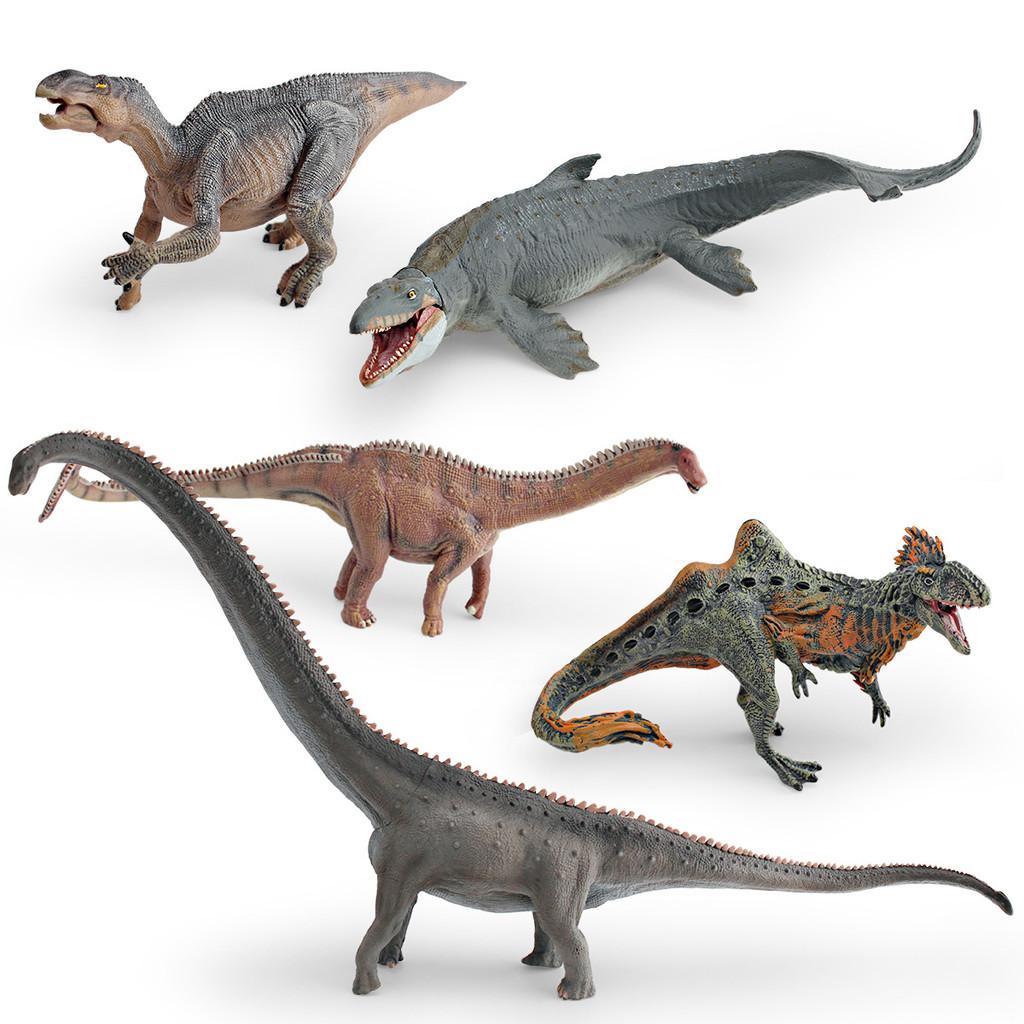 Simulated Brontosaurus Iguanodon Mamenchisaurus Mosasaurus Model Ornament For Kids Educational Gift And Display