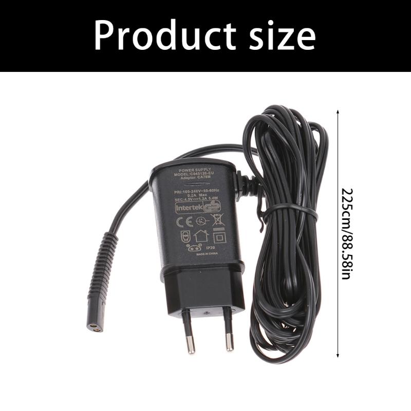 High Efficiency Power Adapter Practical Charging Wire for Electric Shaver 100V-240V Input with Overload Protection