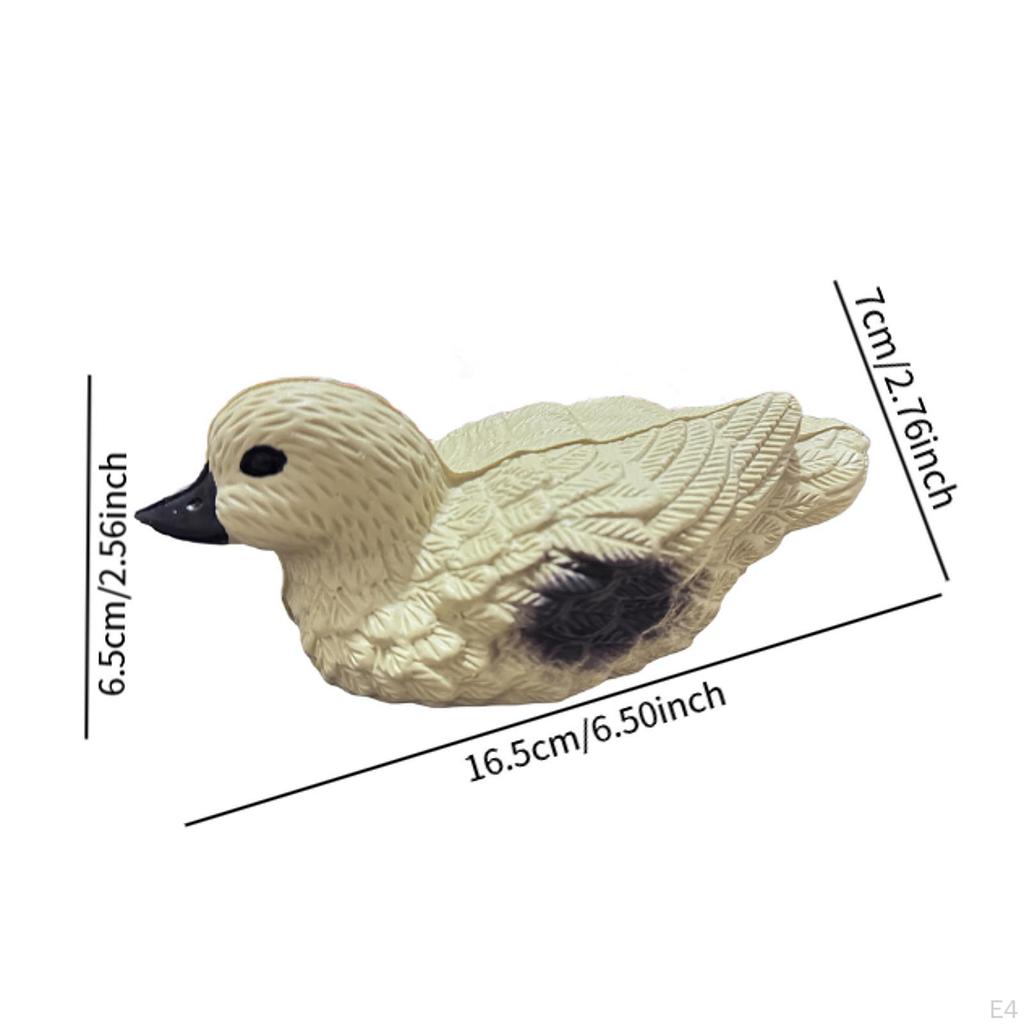 Seeenten-Dekor, Tierstatue, kreative, lustige Figur, realistische Teichdekoration, Gartenornament