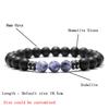 Minimalist Mens Bracelet Black Onyx Stone Beaded Braclet Leisure Pulseira Sodalite Tiger Eyes Strand Braslet Accessories Hombre