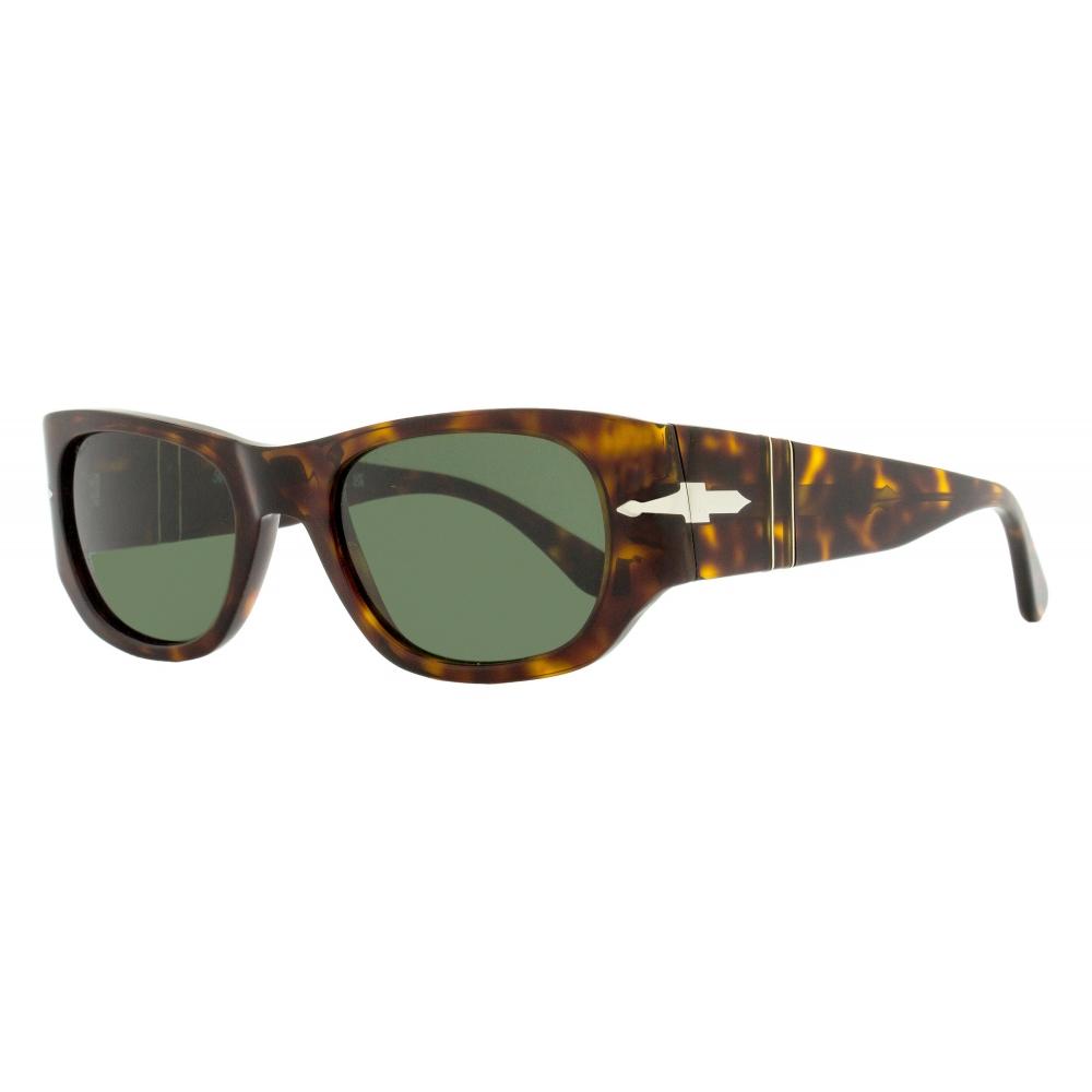 

Persol Unisex Rectangular Sunglasses Po3307s 24 31 Havana 52mm 24 31