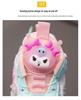 Girls' Cartoon Kuromi Light-Up Sneakers with Soft Sole (2024 Autumn)