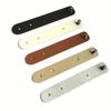 5Pcs Leather Cable Winder Charging Cable USB Cable Bundle Storage Leather Belt Adjustable Hole Buckle Design